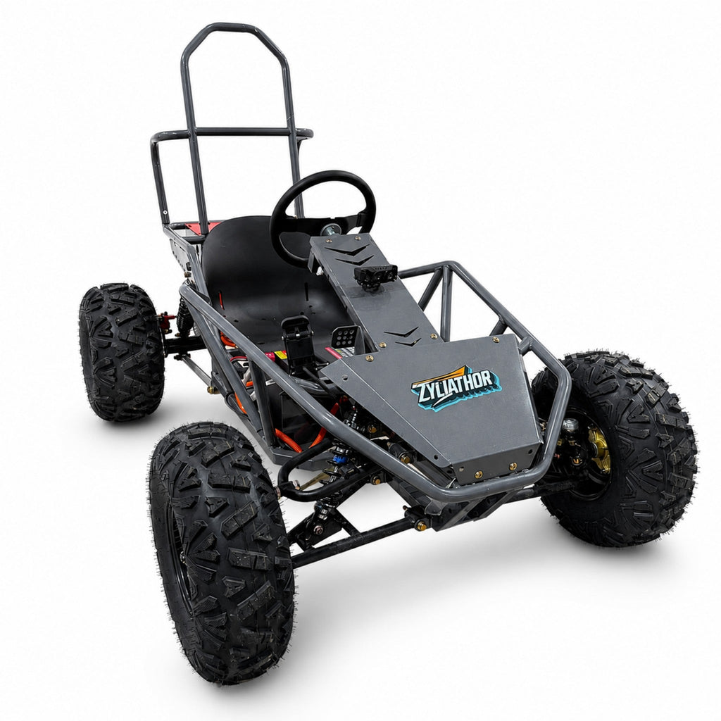 72V Electric Go Kart for Adults & Teens, 1500W Motor, 50Ah Battery, 45-Mile Range, Off-Road Tires
