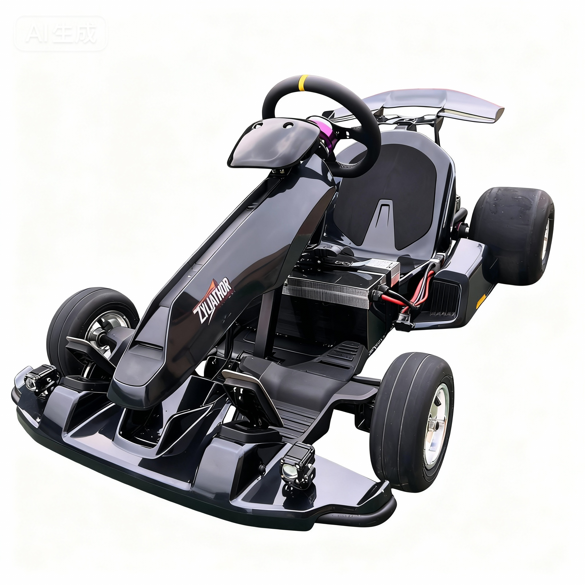 72V 3000W “Little Cyclone” Electric Racing Go-Kart, Peak 28kW, 52Ah Battery