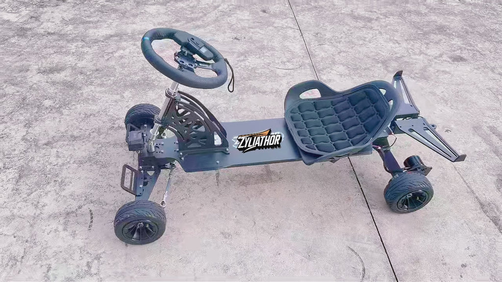 Zyliathor 48V 18Ah Electric Skateboard Go Kart for Adults & Kids