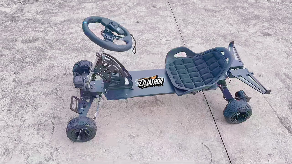Zyliathor 48V 18Ah Electric Skateboard Go Kart for Adults & Kids