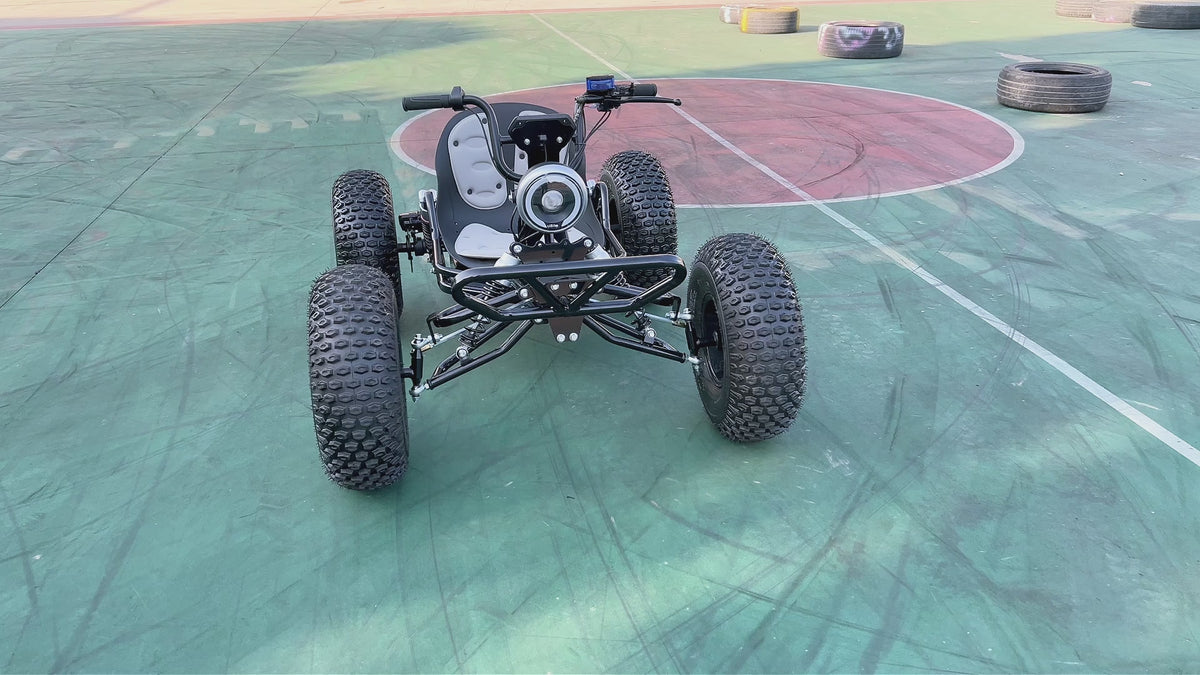 72V 3000W Electric Off-Road Go Kart for Adults & Teens, Peak 10.8kW, Up to 45 MPH, 26Ah battery 37-Mile Range