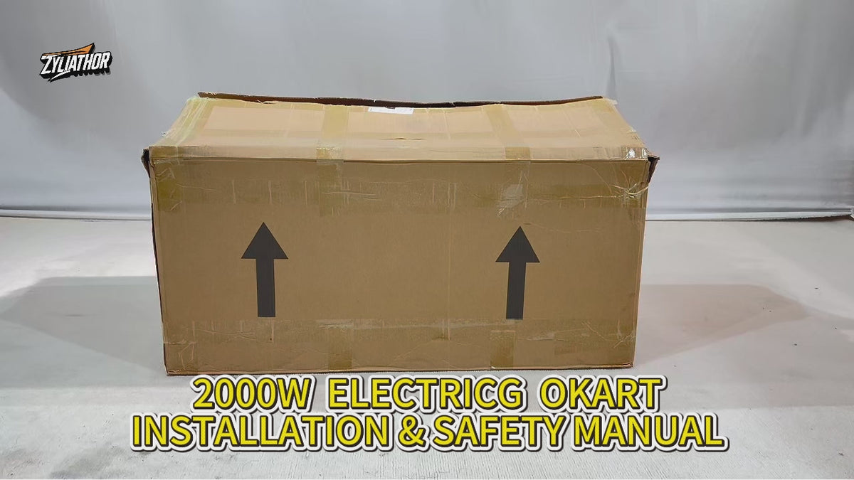 48V 20Ah Up to 30 Mile Range, Peak 2500W Off Road Go Kart,Electric Go Kart for Adults & Teens