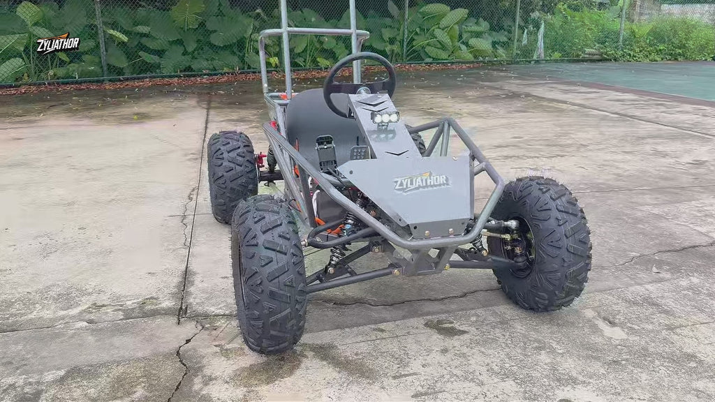 72V Electric Go Kart for Adults & Teens, 1500W Motor, 50Ah Battery, 45-Mile Range, Off-Road Tires